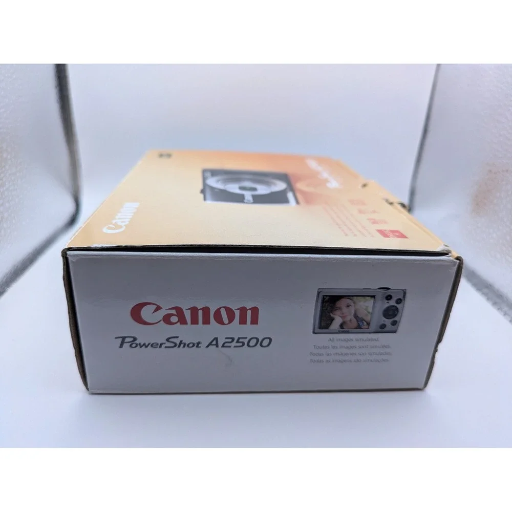 Canon PowerShot A2500 Digital Camera Box and Pictured Manuals ONLY- NO CAMERA